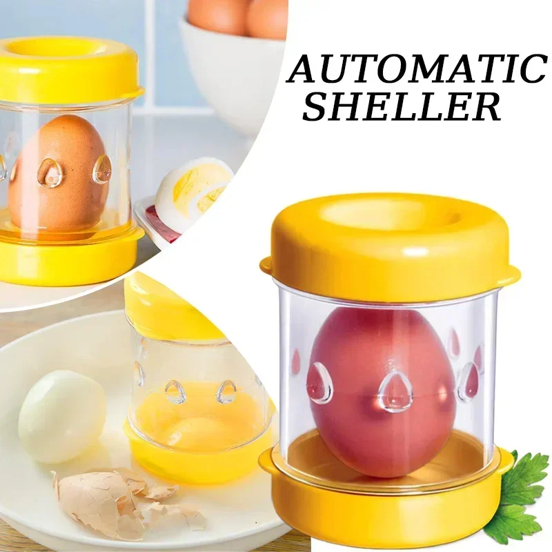 Hand-cranked Automatic Egg Sheller New Household Shell Peeling Machine Egg Opener Tool Fully Automatic Small Tool