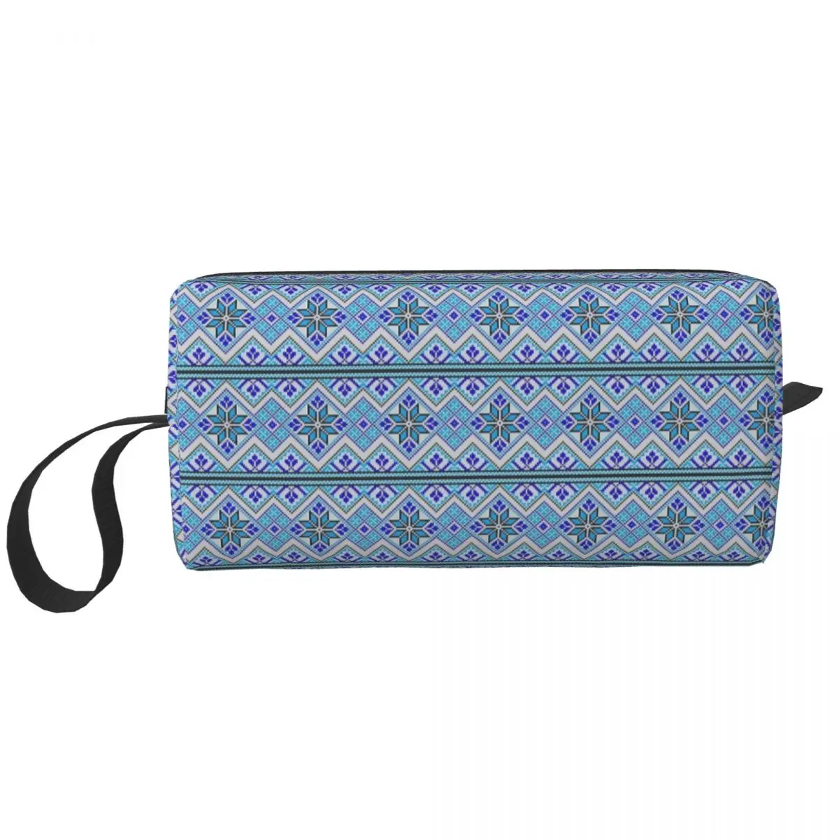 

Ukrainian Vyshyvanka Embroidered Makeup Bags Large Capacity Cosmetic Bag Fashion Outdoor Pouch for Purse Storage
