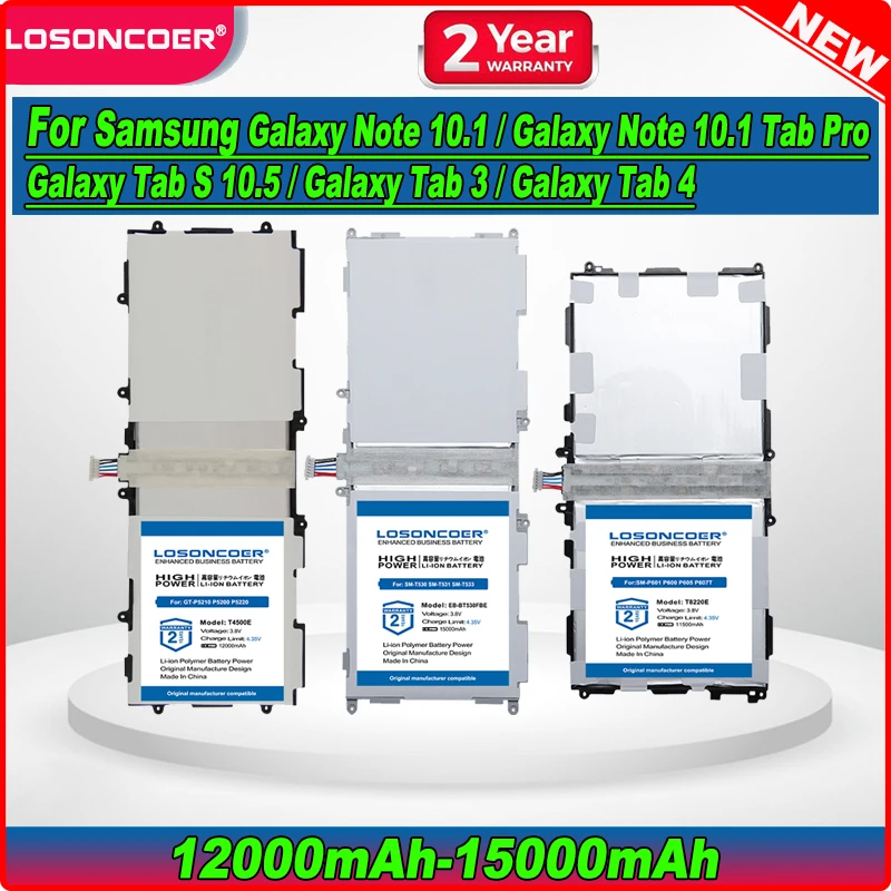 100 New Battery For Samsung Note 10.1 Gtp5110 P5100 P5113 N8000 Gt