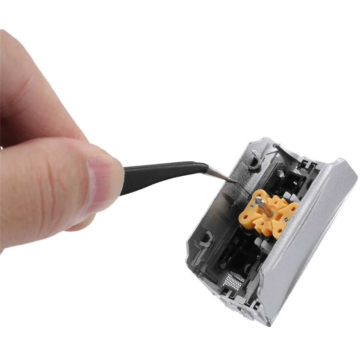 51S-Testina Di Ricambio Per Rasoio Braun Series 5 51S, Argento