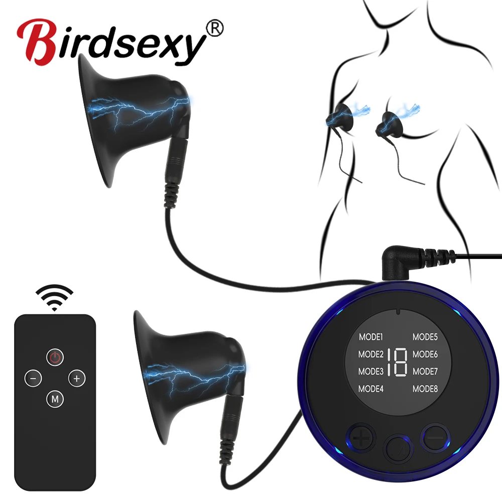 Electric Shock Nipple Clips Breast Stimulation Metal Labium Clitoris Clips Slave Bdsm Bondage Chest Massage Bdsm Sex Toys 18+