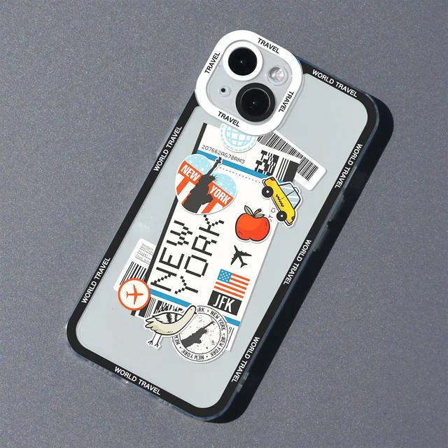 세계 도시를 손 안에 담은 혁신적인 휴대폰 케이스