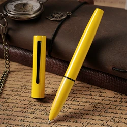 Exquisite Explorer Retro Fountain Pen with Hooded Nib - EF (YELLOW)