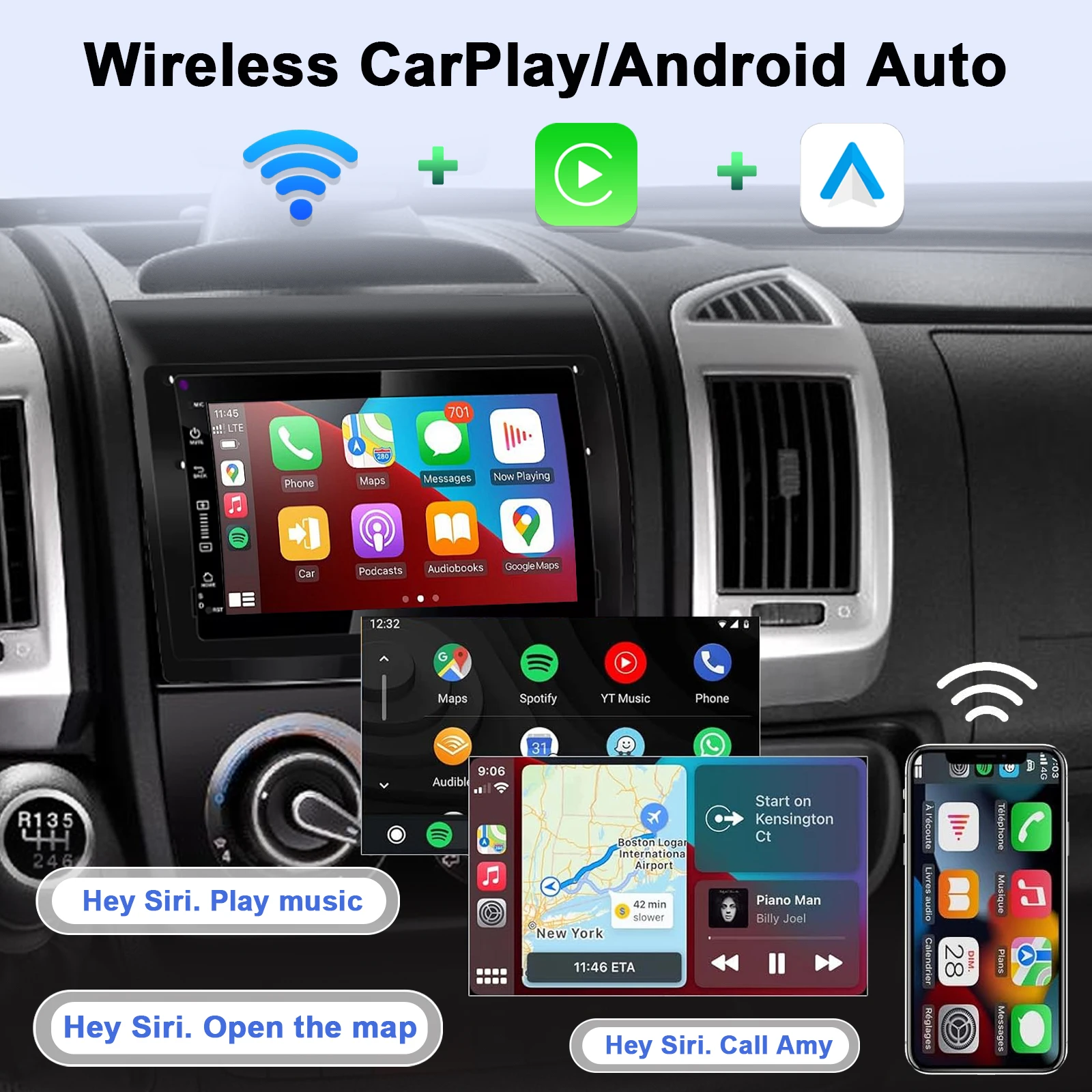 Android Car Radio for Fiat Ducato Peugeot Boxer Citroen Jumper Multimedia Player