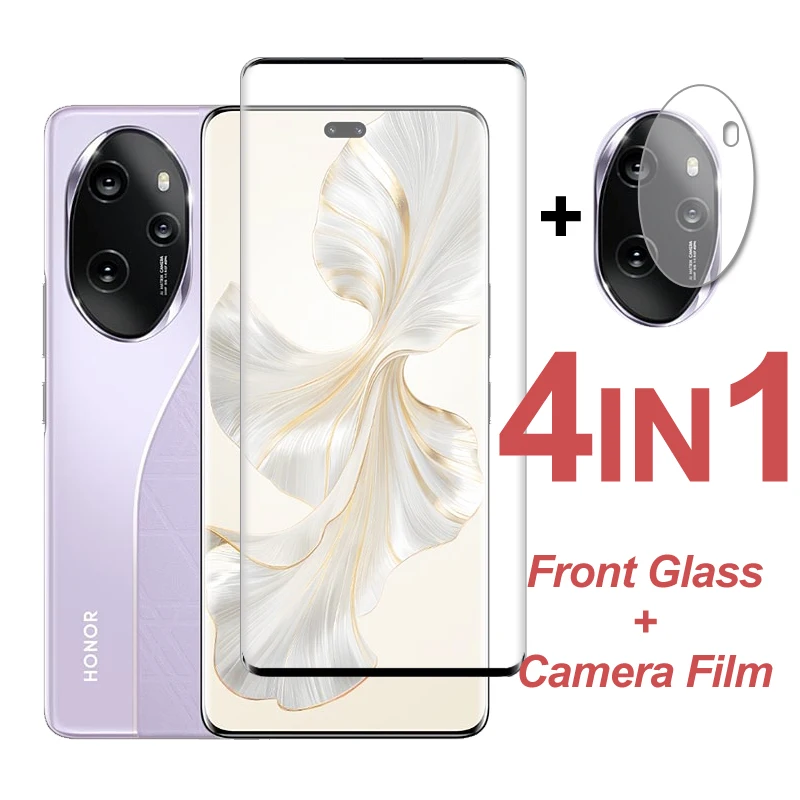 

Защитное стекло для Honor 100 Pro, защита экрана с полным покрытием, закаленное стекло для Honor 100 Pro, пленка для объектива камеры телефона на Honor 100