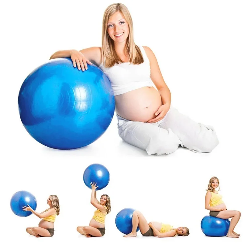 PVC Fitness Ball Yoga Ball Thickening Explosion-proof Sports Home Fitness Pilates Equipment Balance 45cm