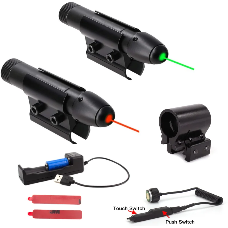 Hunting and Fishing Laser Sight with Mount and Battery Red Dot Laser Sight