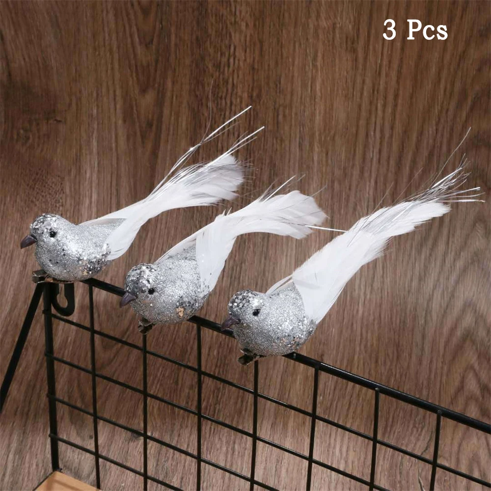 25cm Handmade Simulation Parrot Creative Feather Lawn Figurine Ornament Animal Bird Garden Prop Decoration 12/13/14/15/16CM 