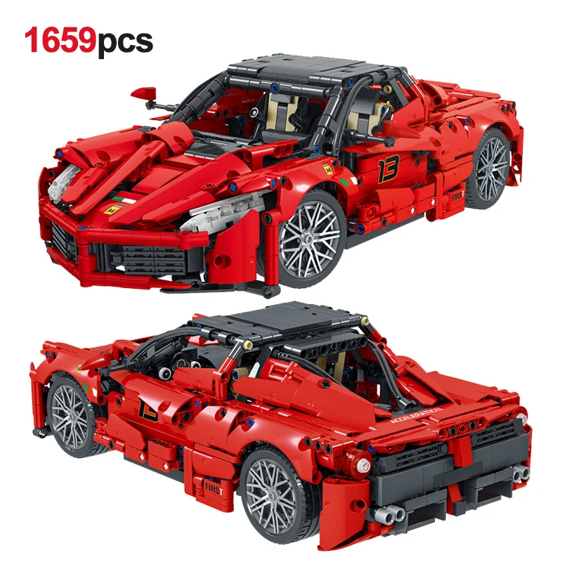 Совместим с высокотехнологичными строительными блоками Lego Mork Ferrari спортивный