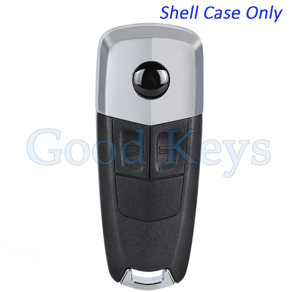 KEYECU Remote Key Shell Case Fob Housing for Opel Astra GTC TT 2-Door Roadster Zafira 2 Buttons No Logo