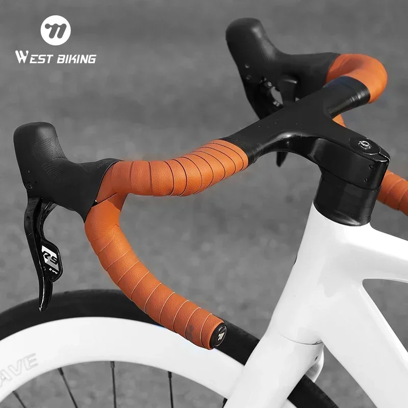 WEST BIKING Bicycle Handlebar Tape Non-Slip Shock Absorbing Belt Ultralight Silicone Gel Cycling Strap MTB Road Bike Accessories bike handlebar tape bicycle handlebar strap bike accessory bike silicone strap bicycle strap