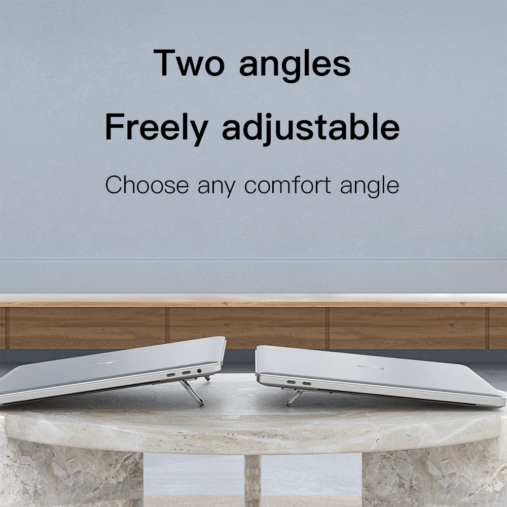 Suporte Dobrável do Portátil do Keysion-metal Apoio Antiderrapante Universal para o Caderno Pro do ar do Macbook - Imagem 6