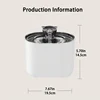 Auto Cat Water Fountain Pet Cat Drinking Fountain With Activated Carbon Filtration Cat Head Shape Faucet Cat Dog Water Dispenser 6