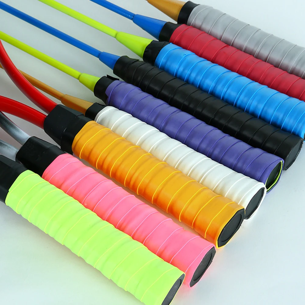Description Picture 5 of item1~3set 9Pcs Tennis Racket Grip Tape Anti-Slip Tennis Overgrip Wrap Sweat Absorbent Pickleball Paddle Grip Tape Badminton Tools