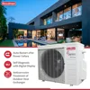 Goodman 18,000 BTU 18 SEER2 Ductless Mini Split Inverter Heat Pump System with 15-ft Installation Kit and Wall Mounting Bracket 4