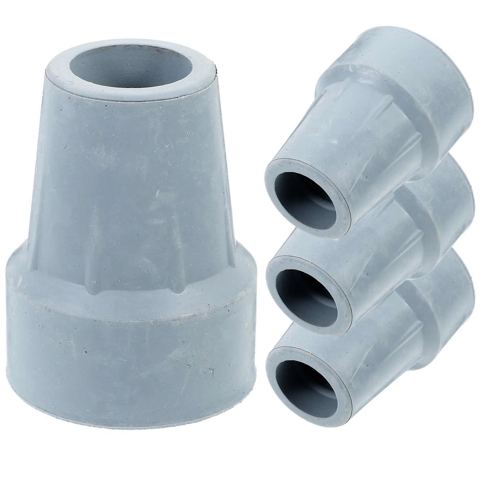 

4Pcs Walking Stick Tip Protective Pole Tip Shock Absorbing Rubber Feet Crutch Tip for Hiking