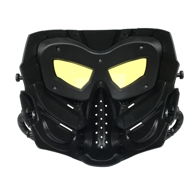 thumbnail image 2 of Tactical Airsoft Face Mask - Full Face Protection For Paintball, Hunting & Outdoor Sports 2 of 9