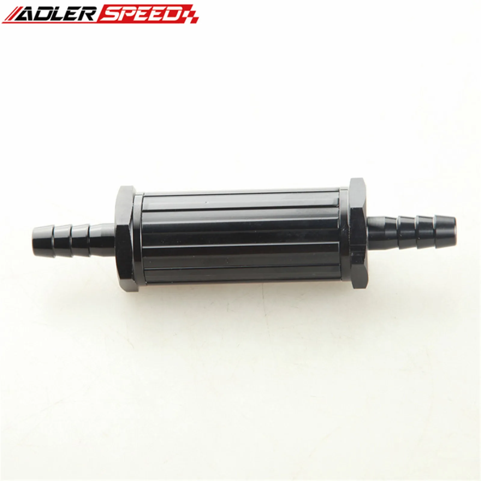 9mm 12mm 15mm Billet Aluminum Magnetic Fuel Filter Fitting Adapter 30 Micron Black/Silver/Red/Blue
