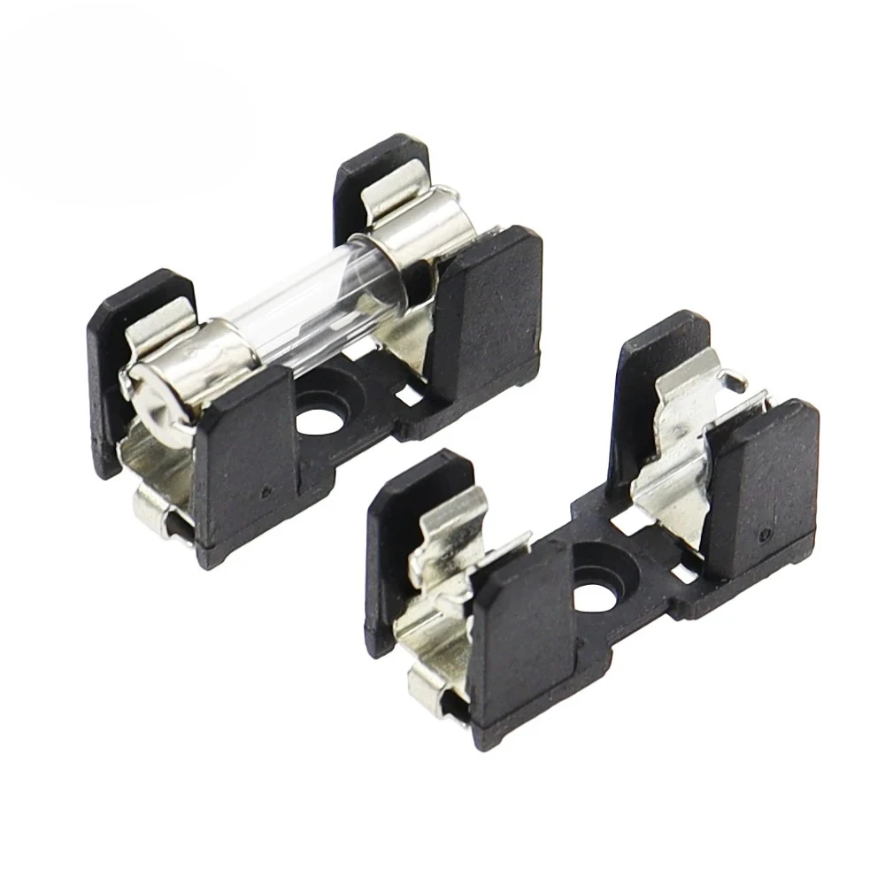 5PCS 5X20MM 유리 퓨즈 홀더 5*20 10A 250V SMD 보험 패널 마운트..
