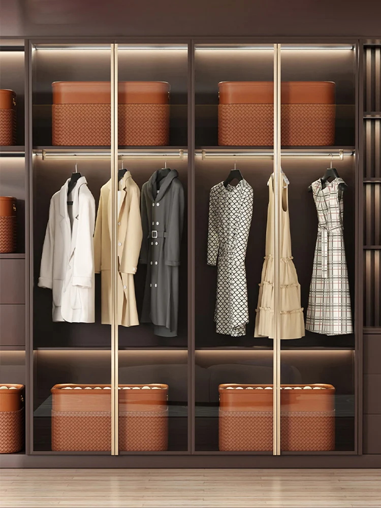Closet Organizetjoybos Leather Clothing Organizer - Large Capacity Storage  Box For Closet
