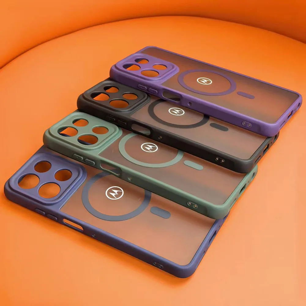 Matte Translucent Magnetic Wireless Charging Protective Case
