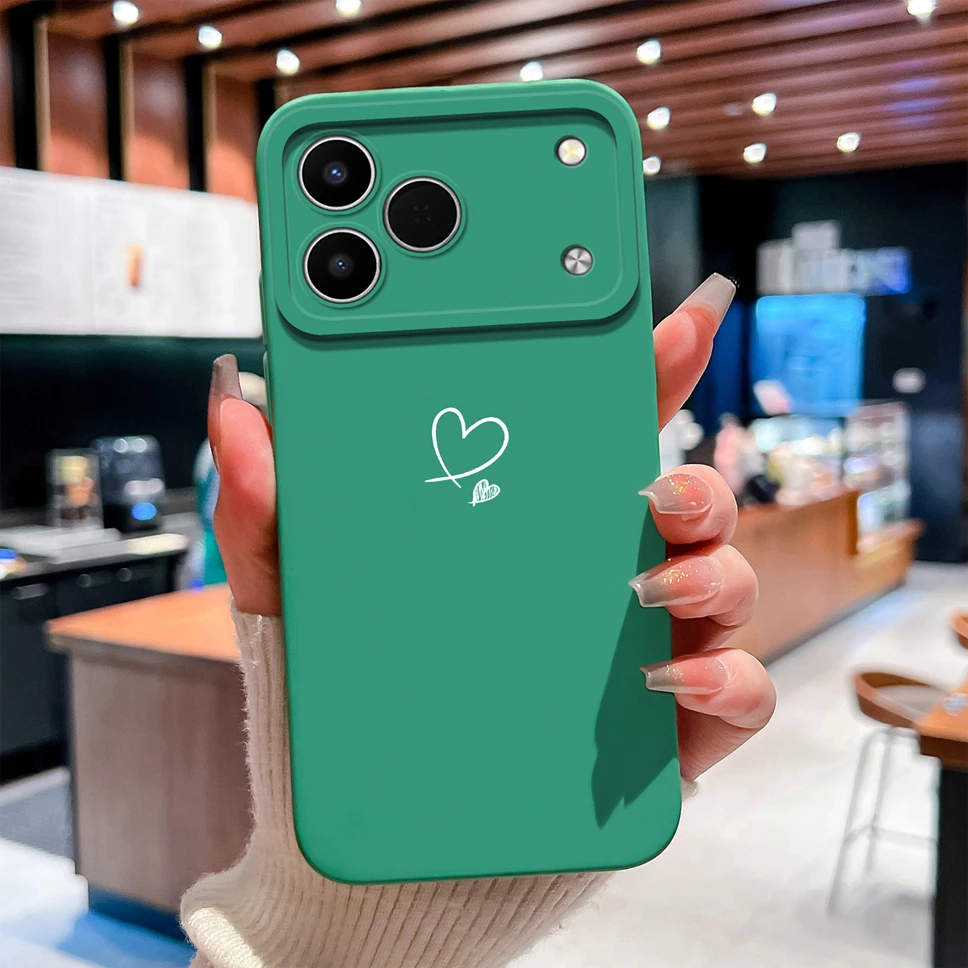 Creative Love Style Shockproof Silicone Phone Case Cover