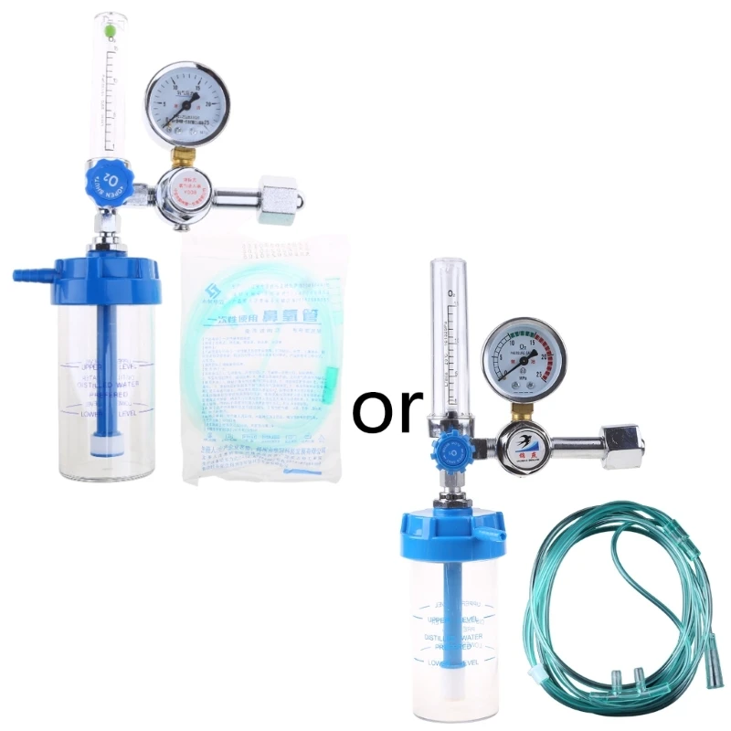 

Pressure Relief Meter Inhaler Shockproof Acetylene Meter Gas for Valve Body Zinc Alloy Regulator Medical Instrume