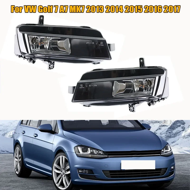 

Передний бампер автомобиля, нижний противотуманный фонарь, передняя фара с галогенной лампой 5GG941661 5GG941662 для VW Golf 7 A7 MK7 2013-2017