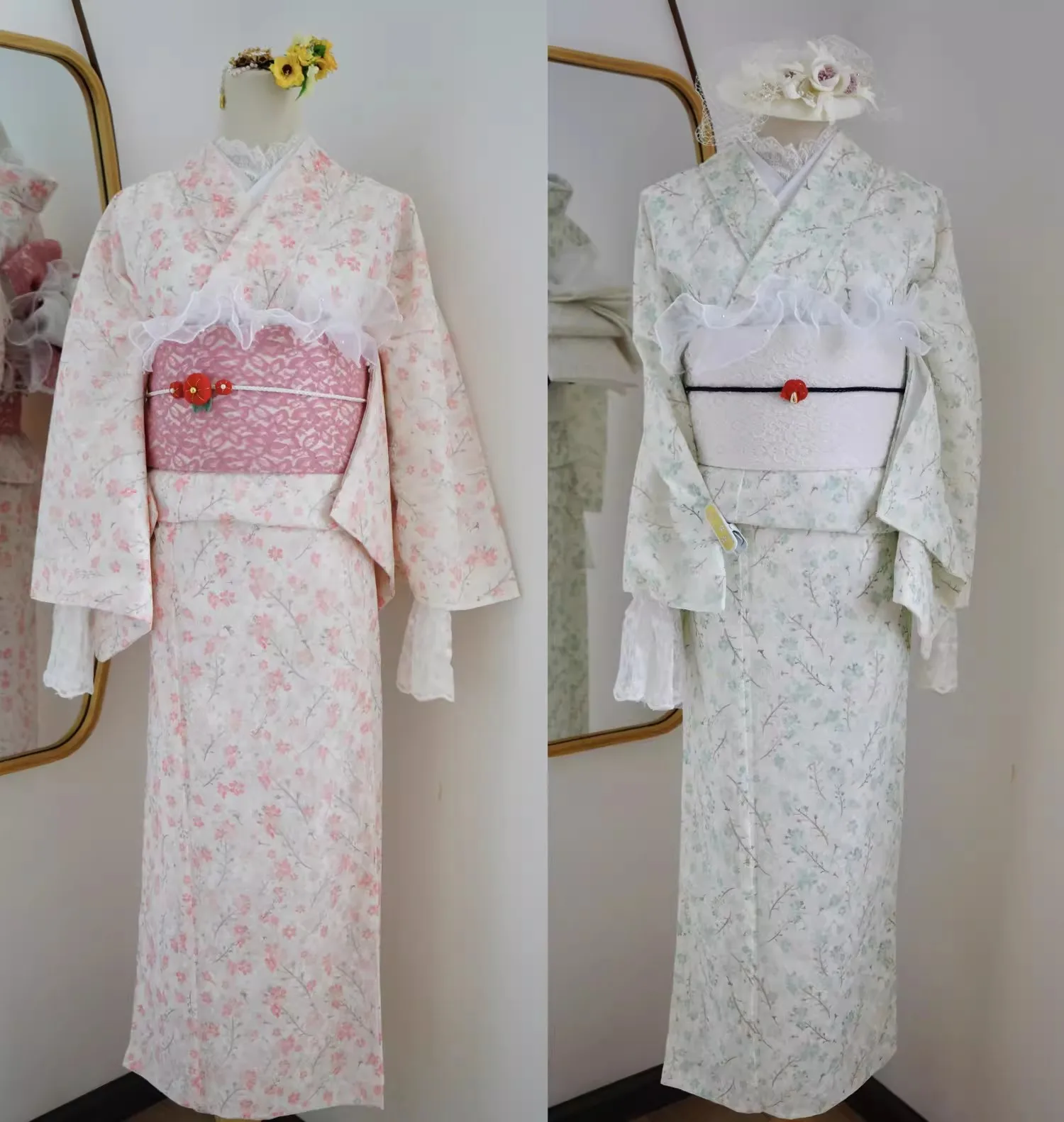 Japanese Lace kimono women formal blade traditional formal version kimono vintage