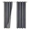 Blackout Storm Curtain - Thickening for warmth Windproof Waterproof Warm Curtains for Winter 5