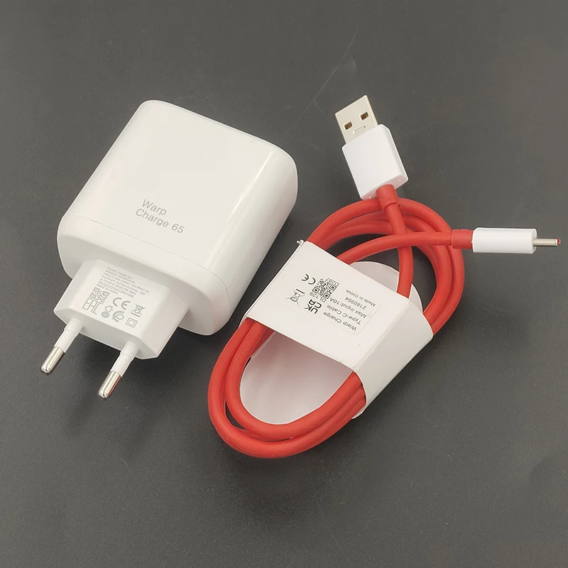 65W OnePlus Fast Charger EU with USB Type-C Cable