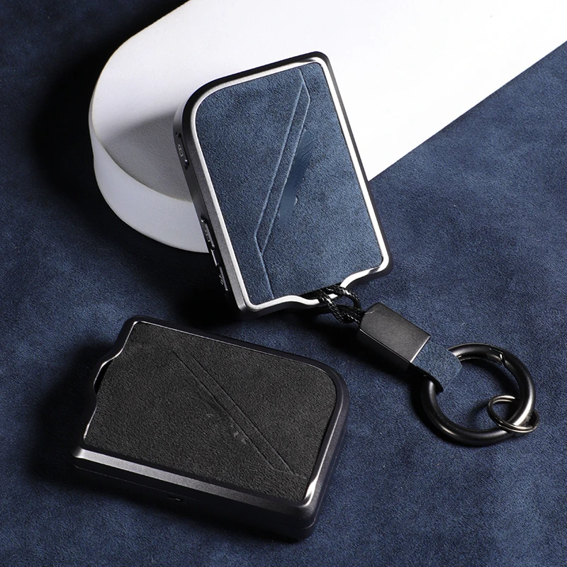 

Suitable For LYNK&CO 01 03 05 06 09 2021 2022 2023 Zinc Metal + Suede Car Remote Key Case Cover