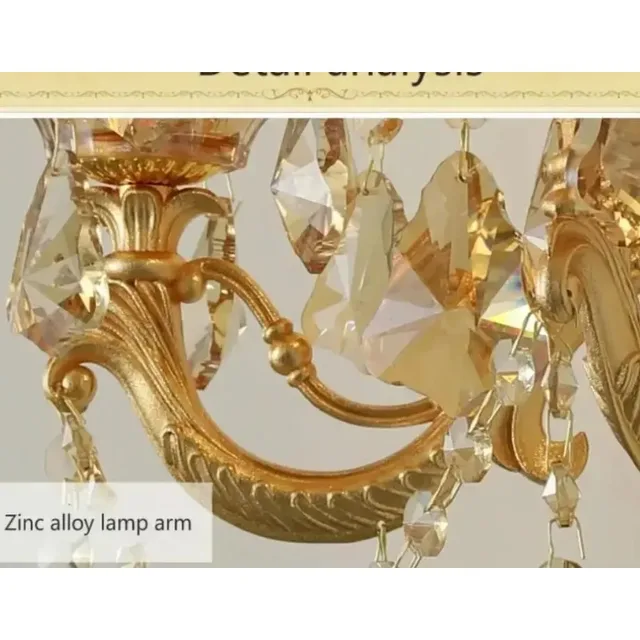 Lampe murale en cristal contemporaine pour chambre à coucher, salon, couloir, style industriel moderne 1