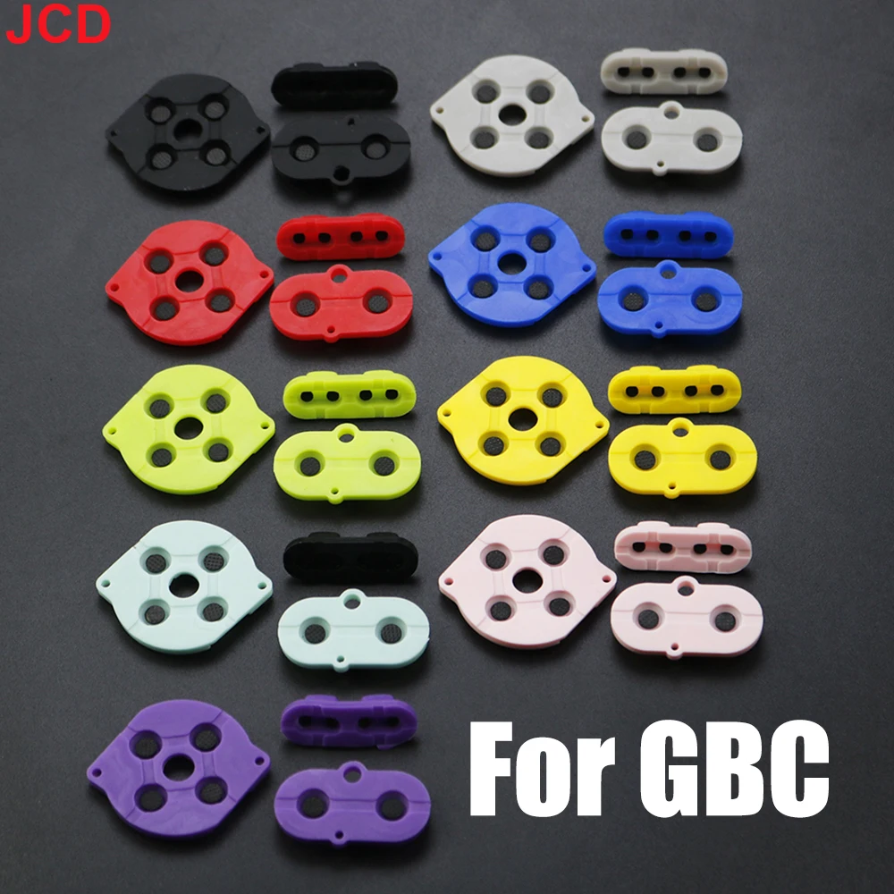 Jcd 1Set Pulsante Conduttivo In Gomma A-B D-Pad Per Game Boy Color Gbc Shell Housing Silicon Start Select Keyboard