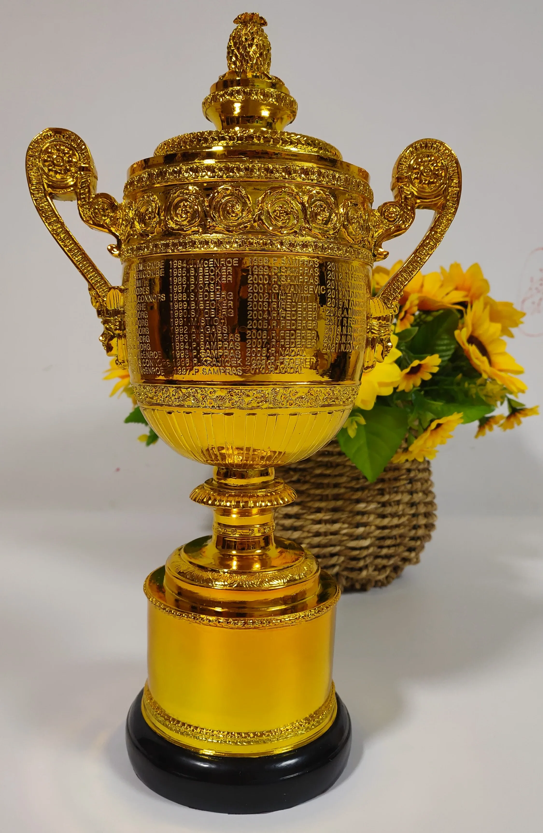 The Grand Slam Tennis Trophy Cup Wimbledon Trophy Cup French Trophy Cup Australian Open Champion The US Open Championship Trophy 4