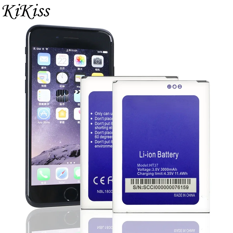 

Mobile Phone Battery For HOMTOM HT37 Pro, 3000mAh