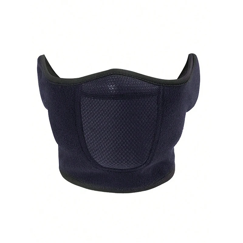 Winter Warm Half Face Mask Unisex Polar Fleece Windproof Cold Proof Ear Protection Breathable for Outdoor Running  Cycling Sport