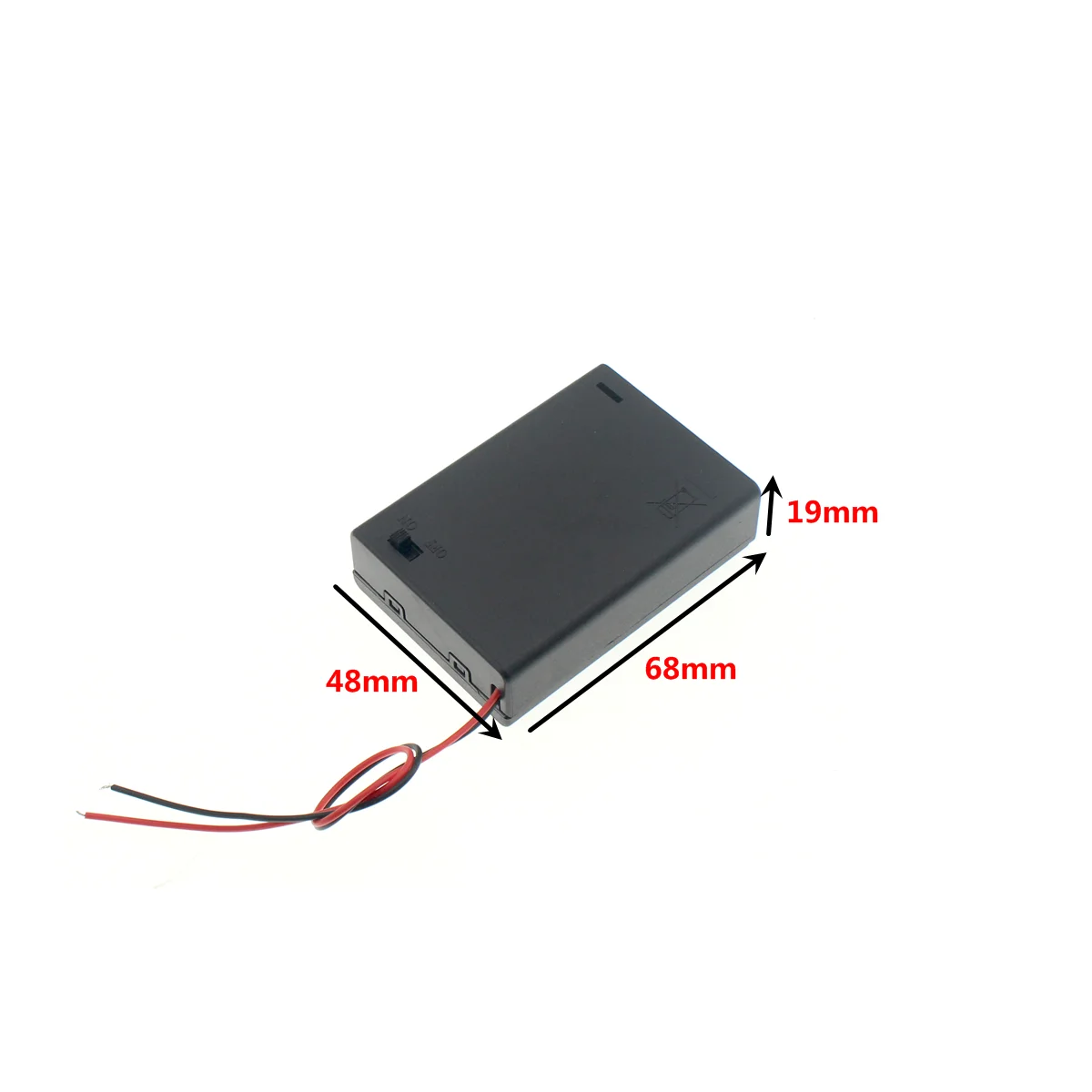 5PCS DIY 3x AA 스위치 포함 배터리 홀더 보관함 케이스 DC 5.5x2.1mm XH2.54 PH2.0 SM-2P 전원 플러그 포함