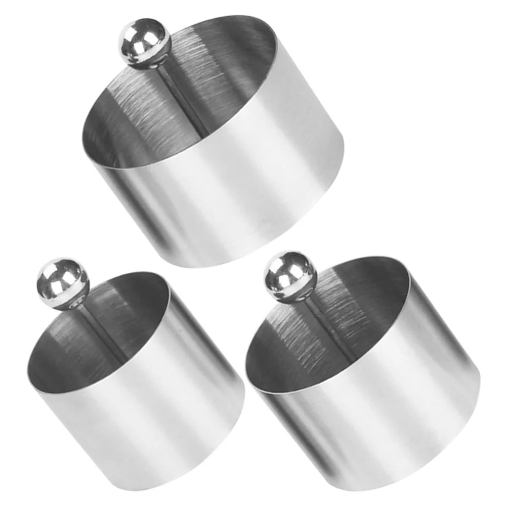 

1 set of Stainless Steel Dish Moulding Mold and Presser Tools Dessert Mold for Cooking