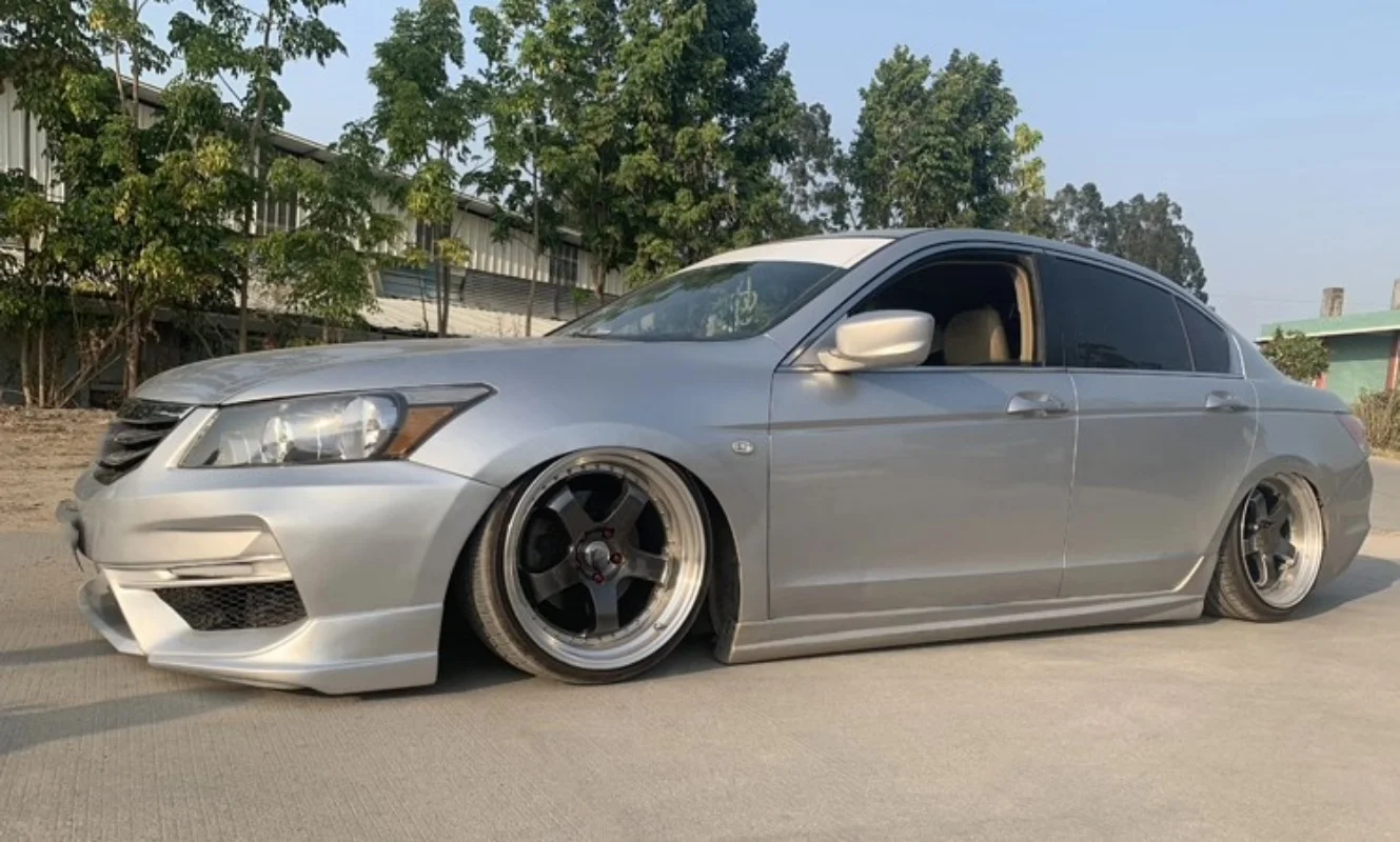 Front Rear Bumper Side Skirt for Honda Accord 8.5th 08-13 US version Modified ABS Material Body Kit Auto Parts