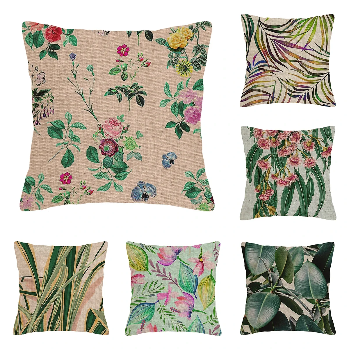 

Modern Decorative Cushion for Home Living Room Decor Throw Pillow Cover 45*45 40x40cm 60x60cm 45x45cm 50x50cm Green plants