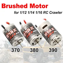 370 380 390 7.2V DC Stainless Steel Brushed Motor for 1/12 1/14 1/16 1/24 RC Crawler Monster AXIAL SCX24 B17 TAM54393 TRX 7075
