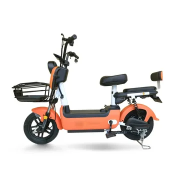 350W 48V Electric Moped Bike for Adults 4