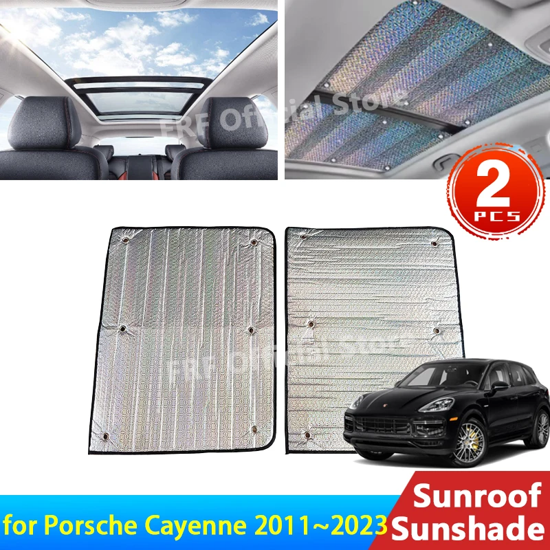 

Parts for Porsche Cayenne 958 92A 2011~2023 2022 2020 2019 2015 Car Sunroof Sunshade Roof Sunscreen Heat Insulation Windscreen