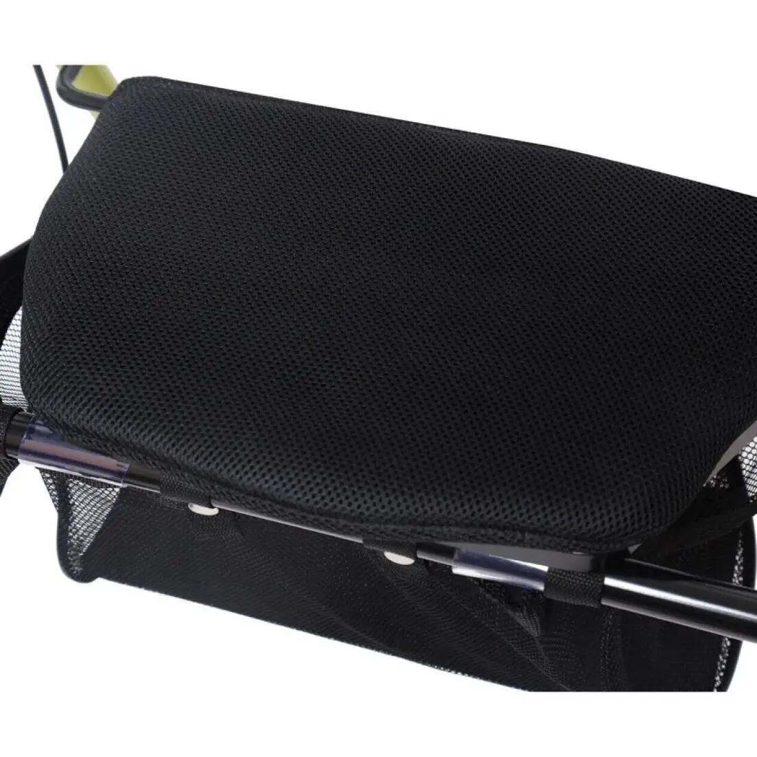 Lightweight Adjustable Aluminum Rollator Walker with Seat for Elderly