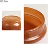 Colored Glass Storage Jar with Lid Dressing Table Desktop Storage Jars Ring Jewelry Box Round Cosmetic Jar Candy Pots Aroma Can 5