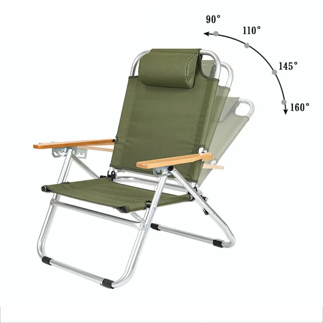 휴대용 각도 조절 가능한 캠핑 의자