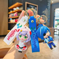 Genshin Impact Kaede Plains Manabe Raiden General Noelle Keychain Cartoon Doll Doll Pendant Couple Car Bag Keychain Creative Gif 1
