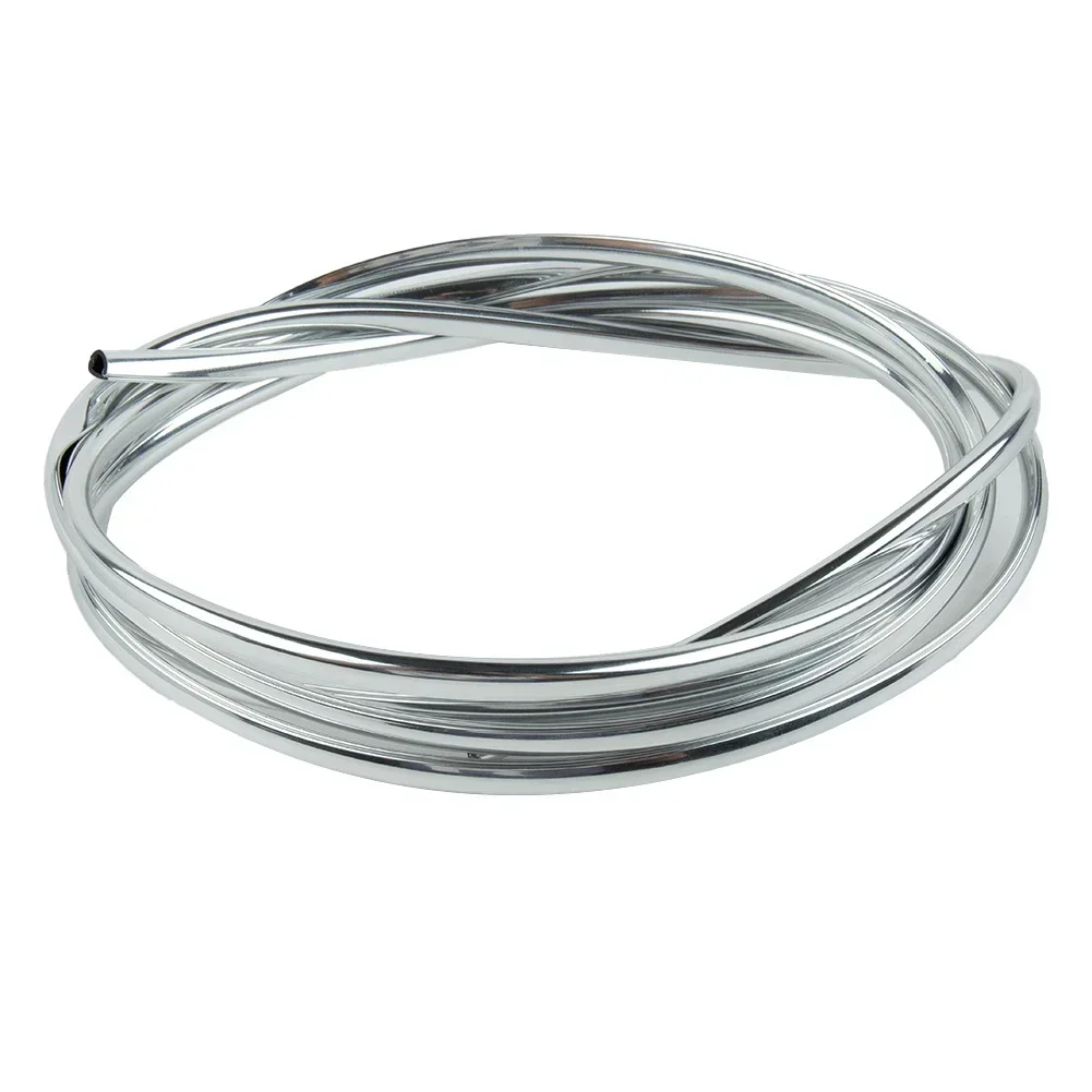 Car Door Anti Collision Strip 2M Chrome Car Door Edge Protection Strip Auto Door Moldings Trim Adhesive Scratch Protector