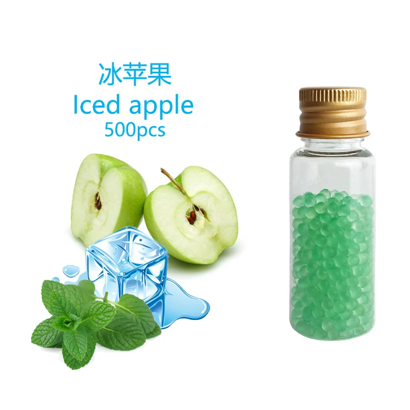 Mixed Fruit & Mint Flavor Cigarette Capsule Beads - 500pcs Smoking Accessories